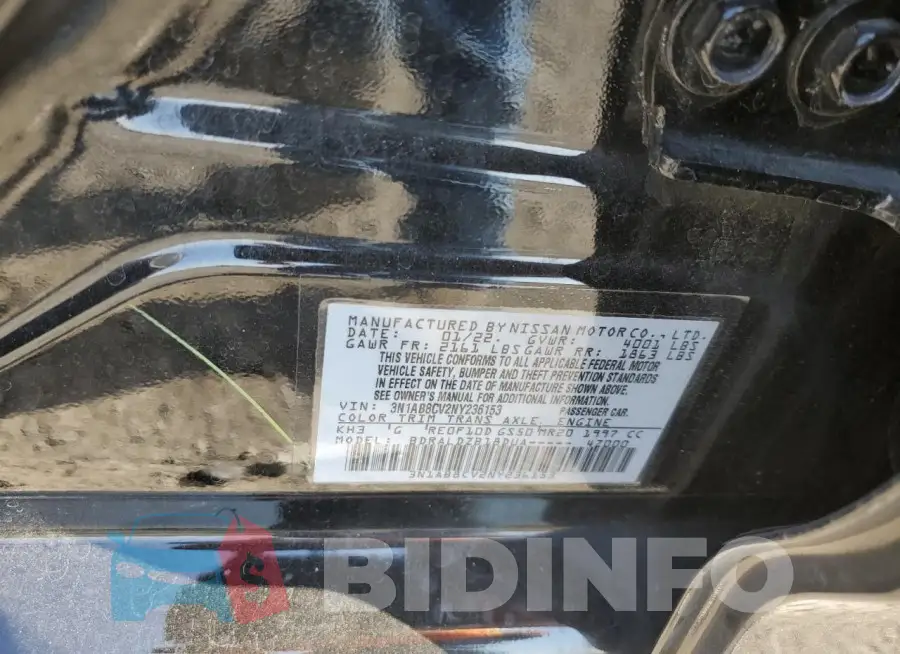 3N1AB8CV2NY236153 Photo# 12