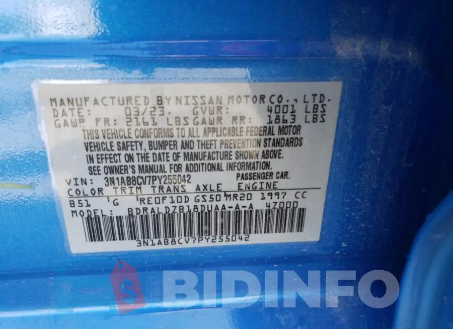 3N1AB8CV7PY255042 Photo# 12