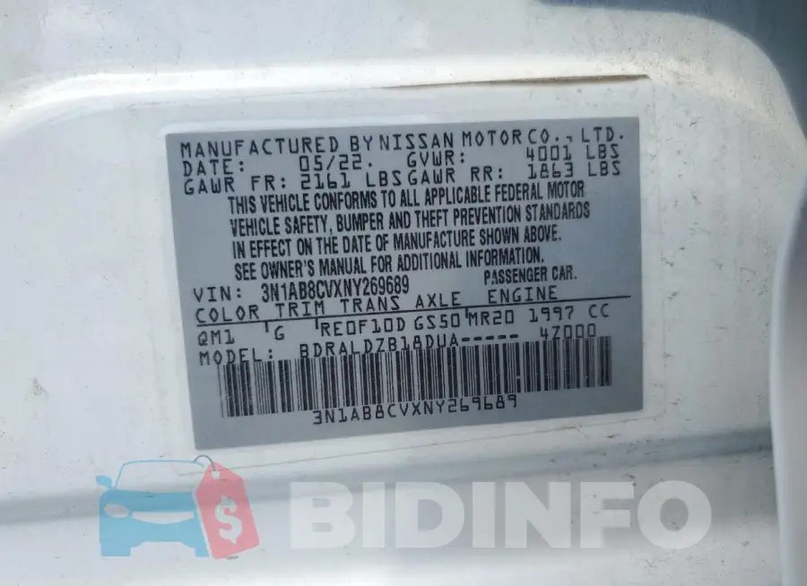 3N1AB8CVXNY269689 Photo# 12