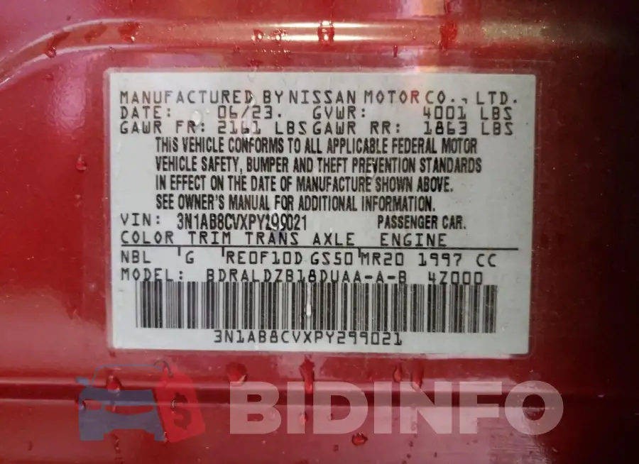 3N1AB8CVXPY299021 Photo# 12