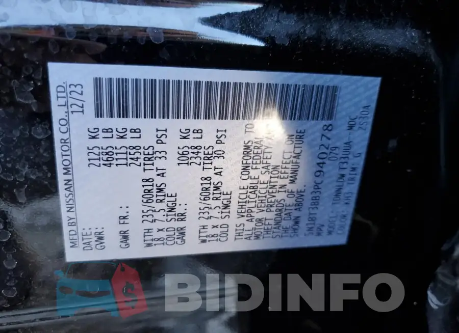5N1BT3BB3PC940278 Photo# 13