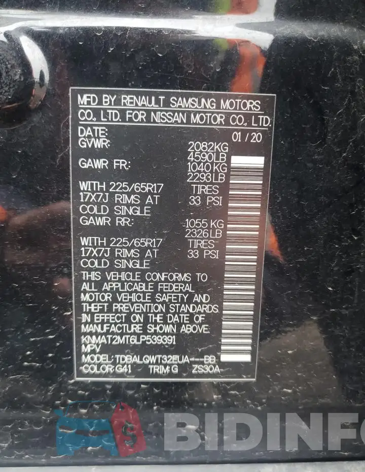 KNMAT2MT6LP539391 Photo# 12