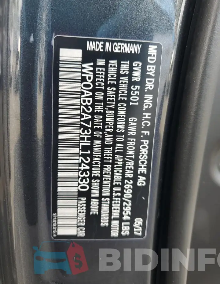 WP0AB2A73HL124330 Photo# 12