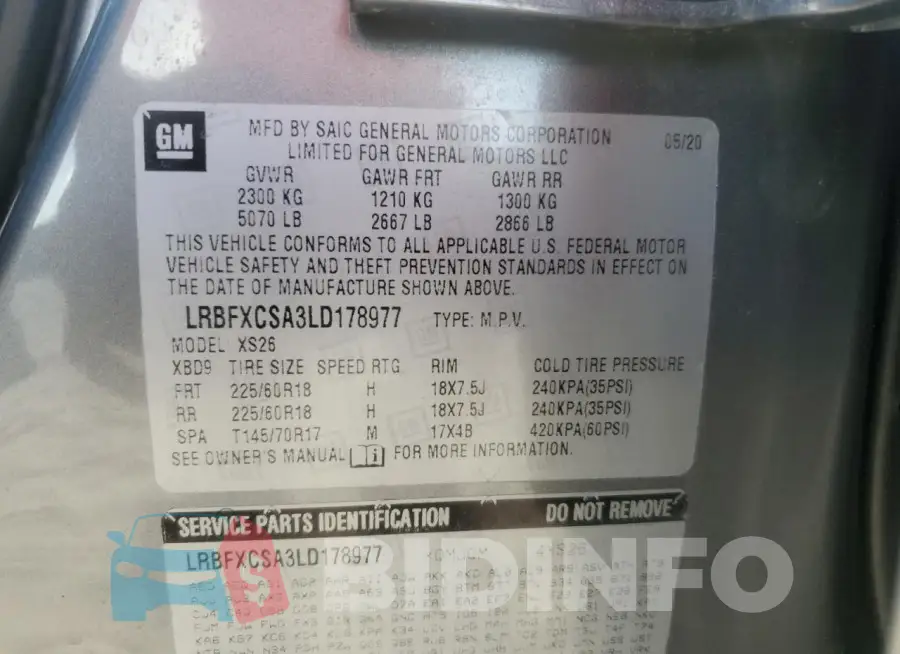 LRBFXCSA3LD178977 Photo# 13