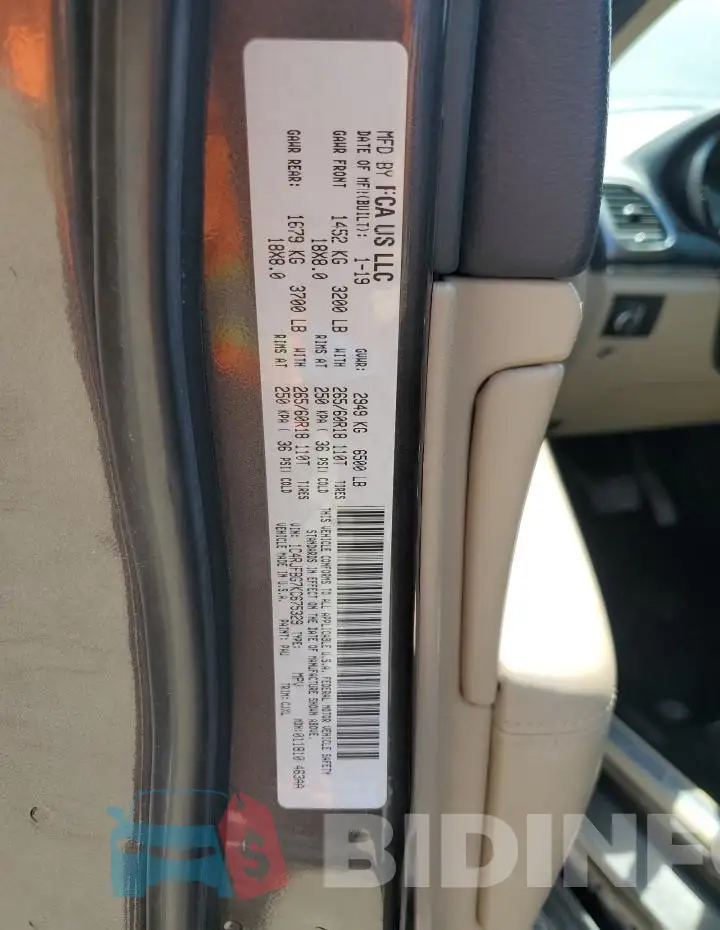 1C4RJFBG7KC675329 Photo# 13