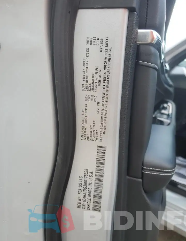 1C4RJJDG3M8175528 Photo# 13