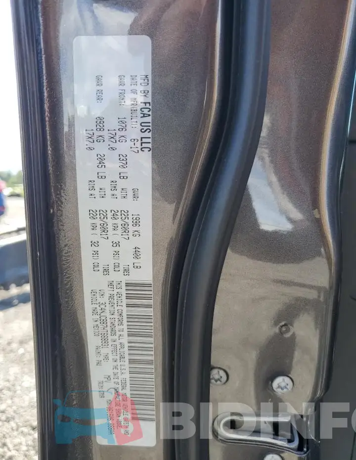 3C4NJCBB7HT668931 Photo# 14