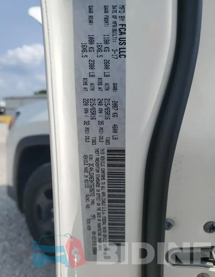 3C4NJDAB3HT628272 Photo# 13