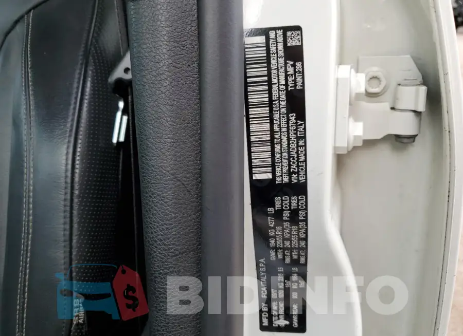 ZACCJADB2HPF67943 Photo# 13