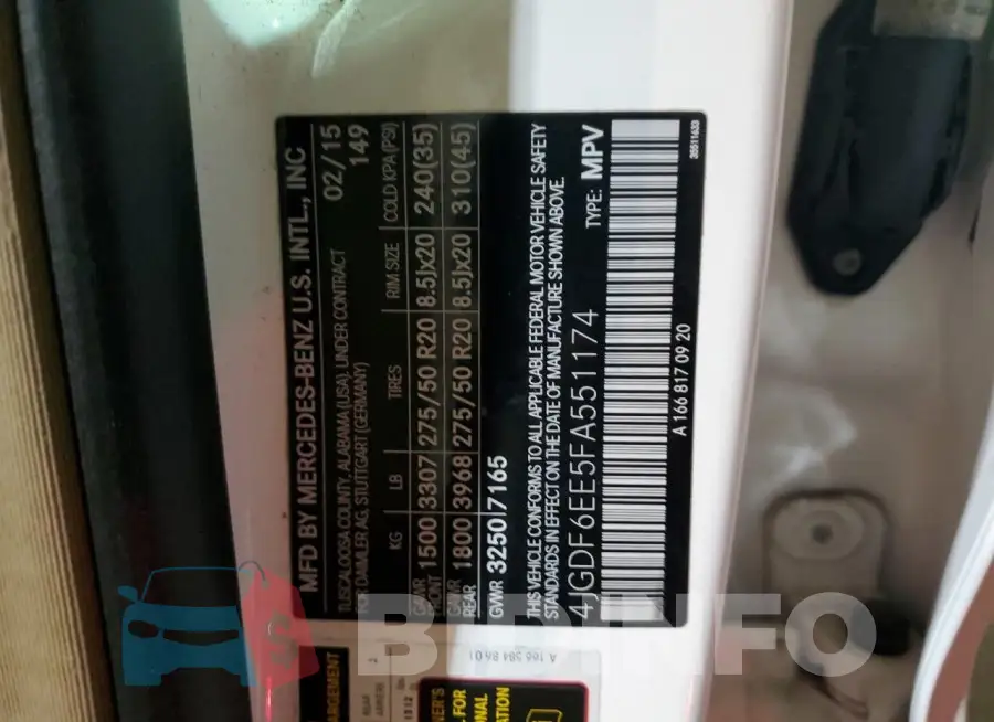 4JGDF6EE5FA551174 Photo# 13