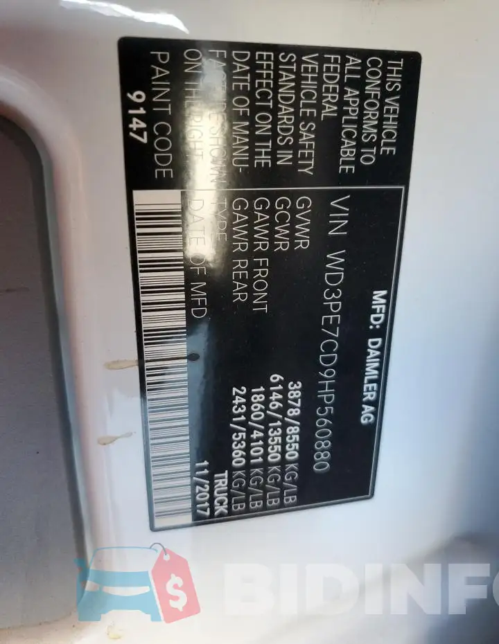 WD3PE7CD9HP560880 Photo# 12