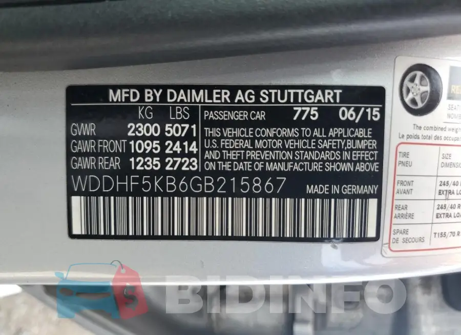 WDDHF5KB6GB215867 Photo# 12