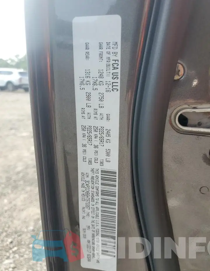 3C4PDCAB6HT573357 Photo# 13