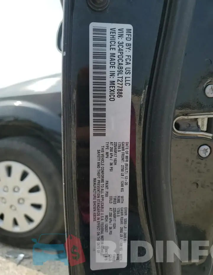 3C4PDCAB9LT277886 Photo# 13