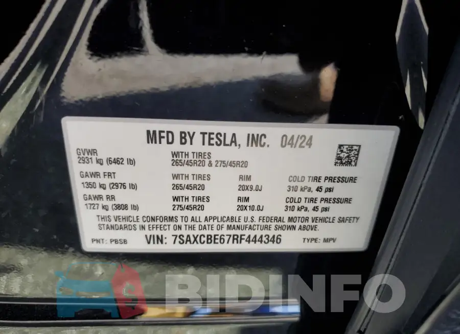 7SAXCBE67RF444346 Photo# 13