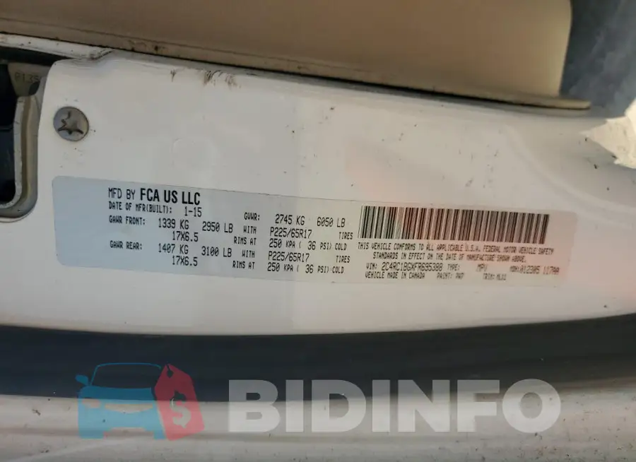 2C4RC1BGXFR695388 Photo# 13
