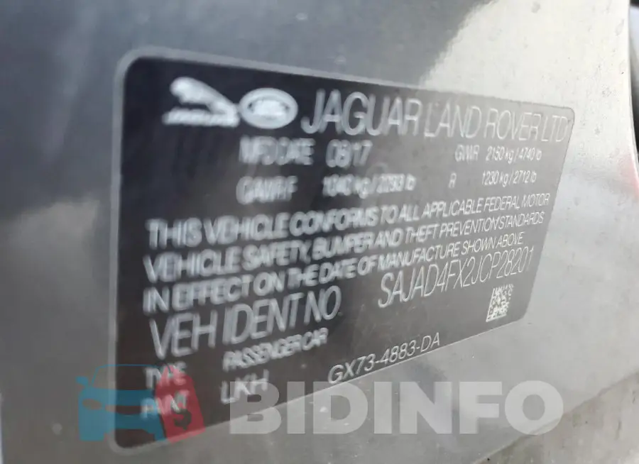 SAJAD4FX2JCP28201 Photo# 12