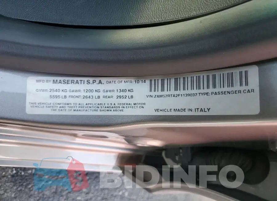 ZAM57RTA2F1139037 Photo# 12