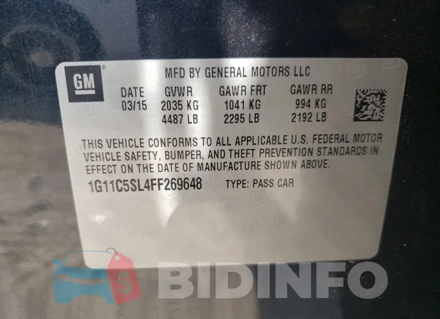 1G11C5SL4FF269648 Photo# 12