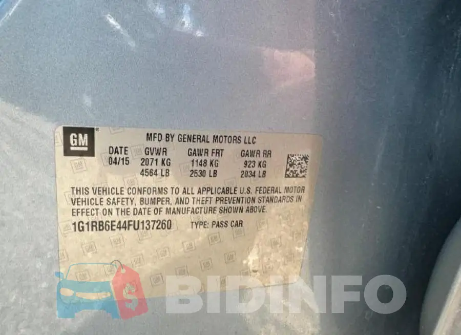 1G1RB6E44FU137260 Photo# 10