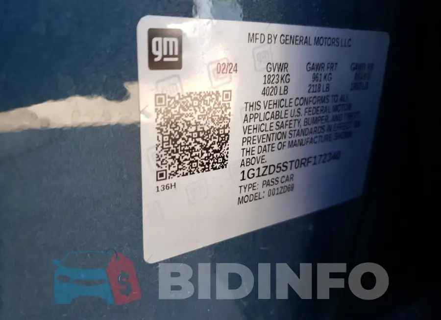 1G1ZD5ST0RF172340 Photo# 13