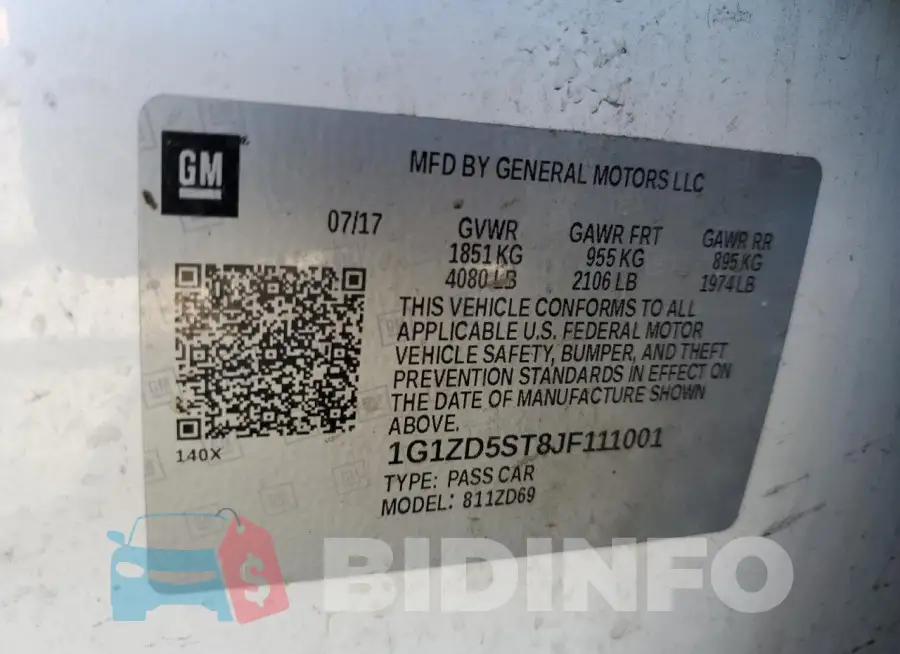 1G1ZD5ST8JF111001 Photo# 12