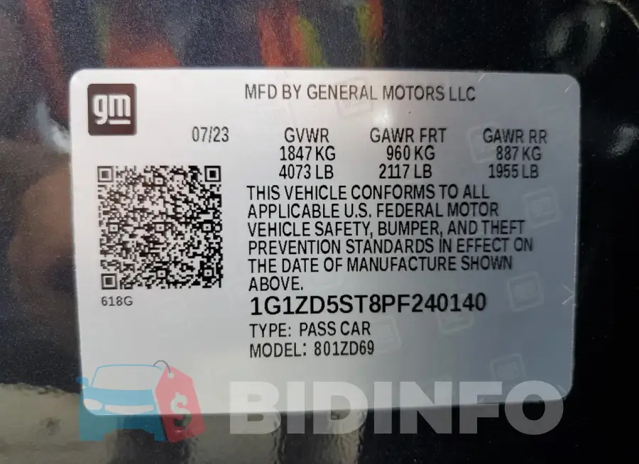1G1ZD5ST8PF240140 Photo# 13