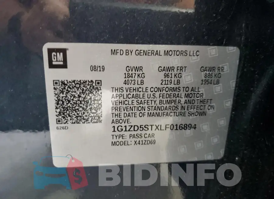 1G1ZD5STXLF016894 Photo# 12