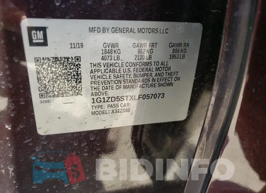 1G1ZD5STXLF057073 Photo# 12