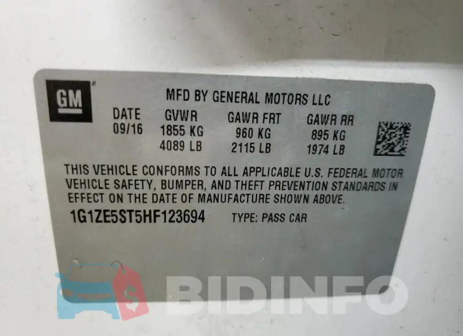 1G1ZE5ST5HF123694 Photo# 12