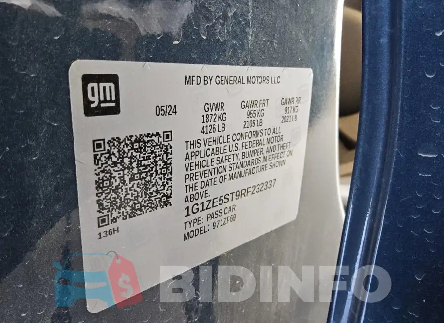 1G1ZE5ST9RF232337 Photo# 13