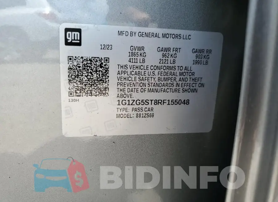 1G1ZG5ST8RF155048 Photo# 12