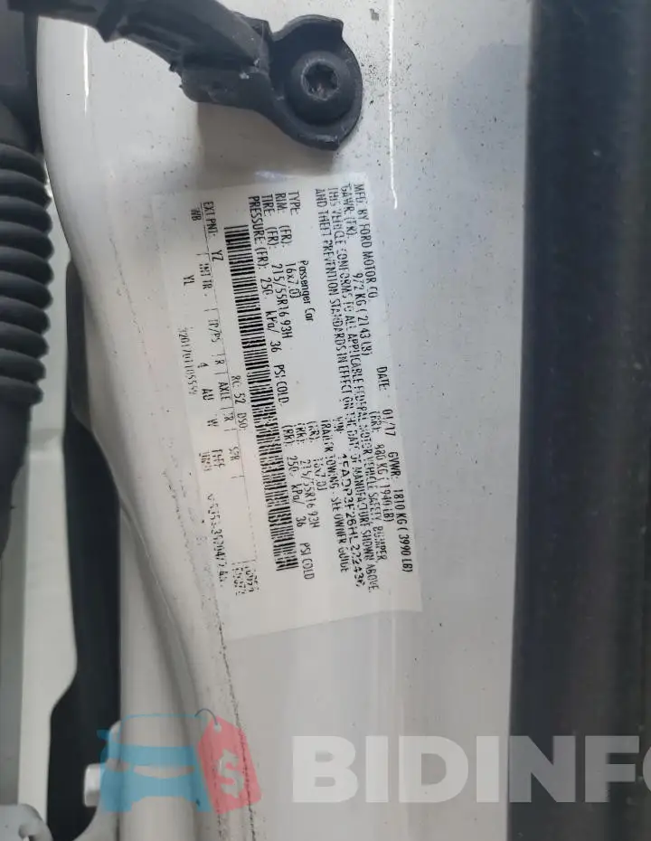 1FADP3F26HL222436 Photo# 12