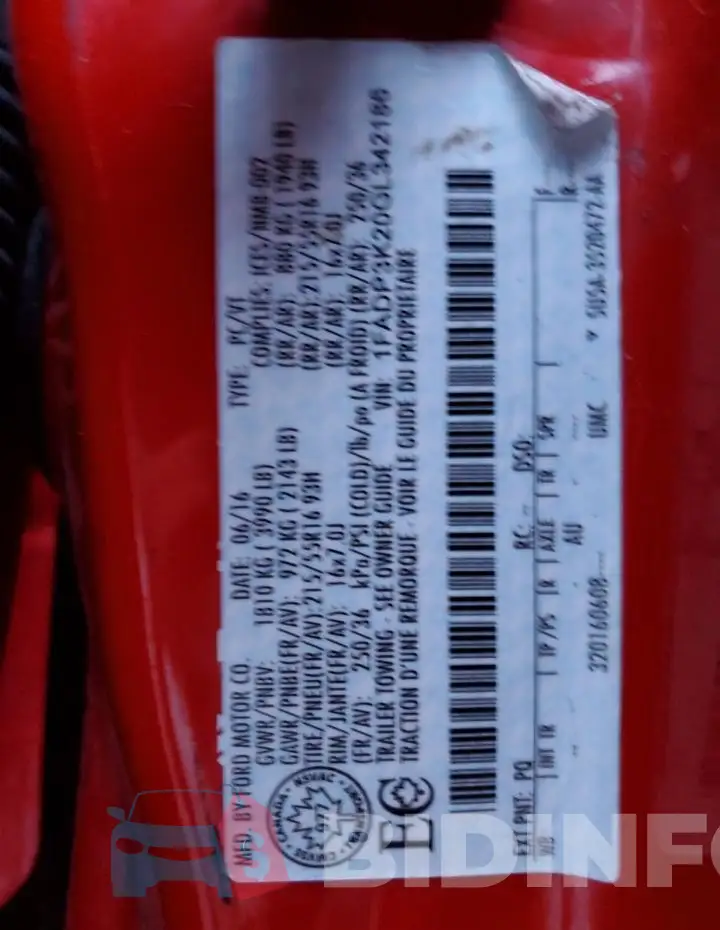 1FADP3K20GL342186 Photo# 12