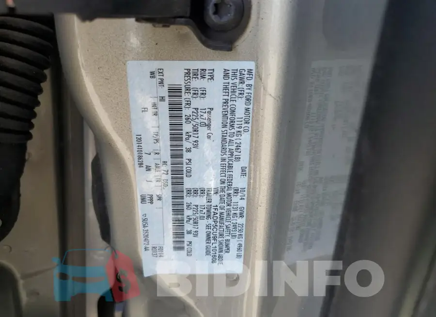 1FADP5CU9FL101608 Photo# 13
