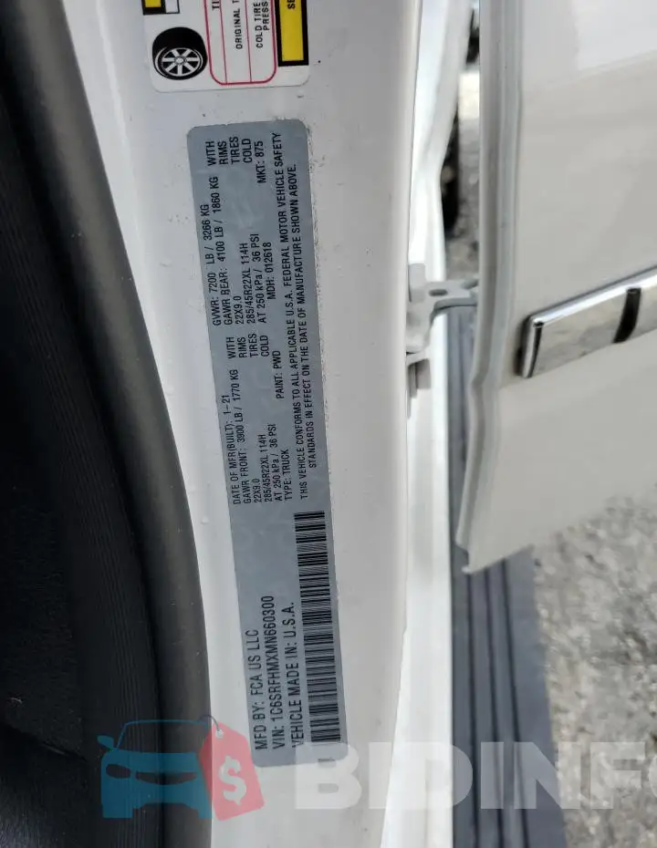 1C6SRFHMXMN660300 Photo# 13