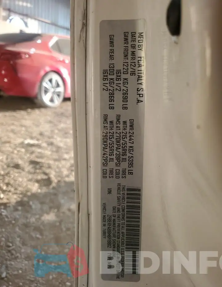 ZFBERFAB6H6F19812 Photo# 14