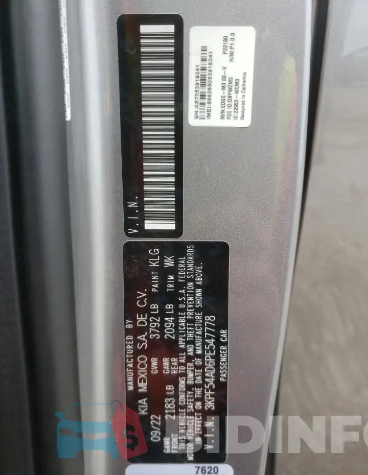 3KPF54AD6PE547778 Photo# 12
