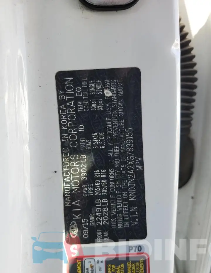 KNDJN2A2XG7839155 Photo# 12