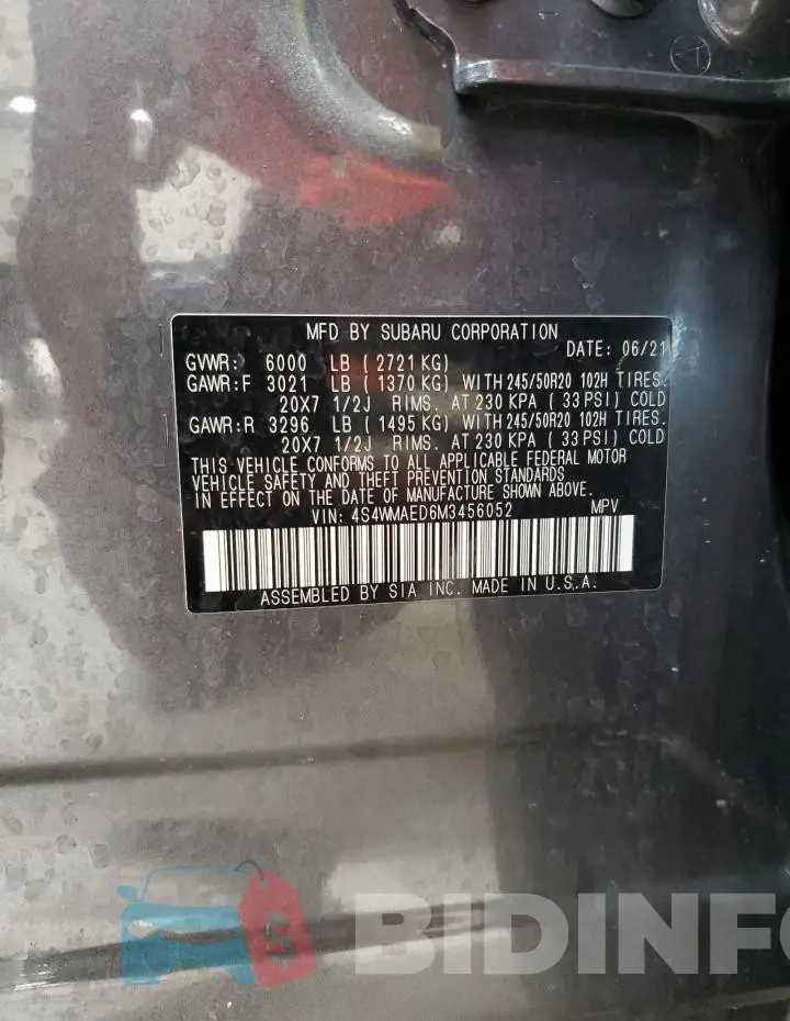 4S4WMAED6M3456052 Photo# 14