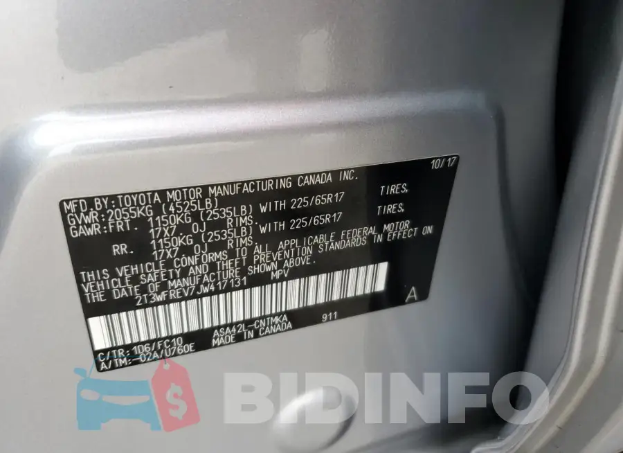 2T3WFREV7JW417131 Photo# 12