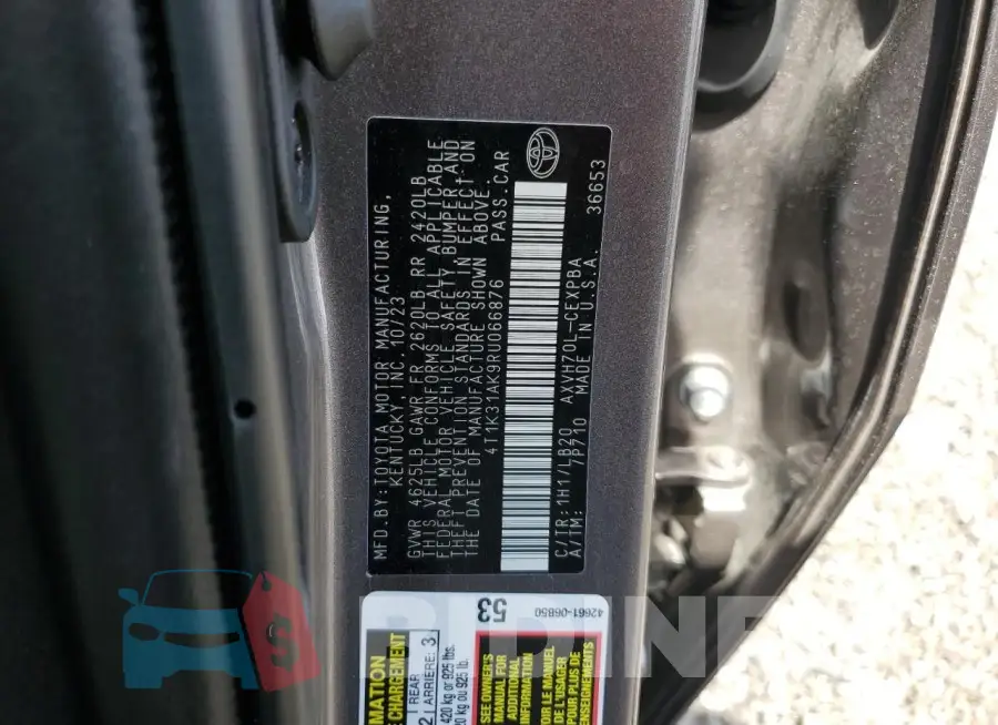 4T1K31AK9RU066876 Photo# 13
