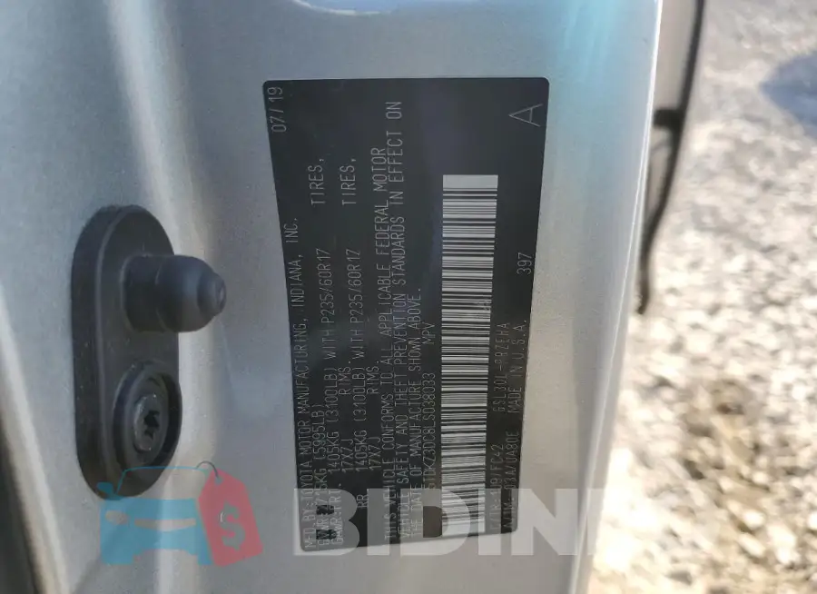 5TDKZ3DC8LS038033 Photo# 14