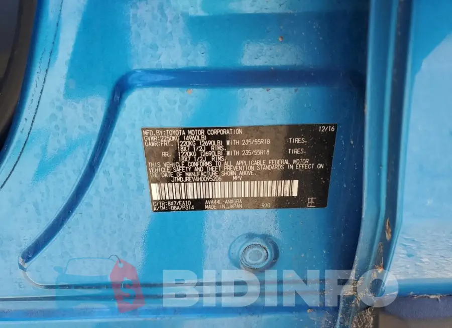 JTMDJREV4HD095206 Photo# 13