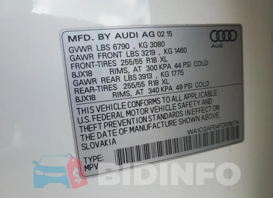 WA1CGAFE4FD018174 Photo# 14