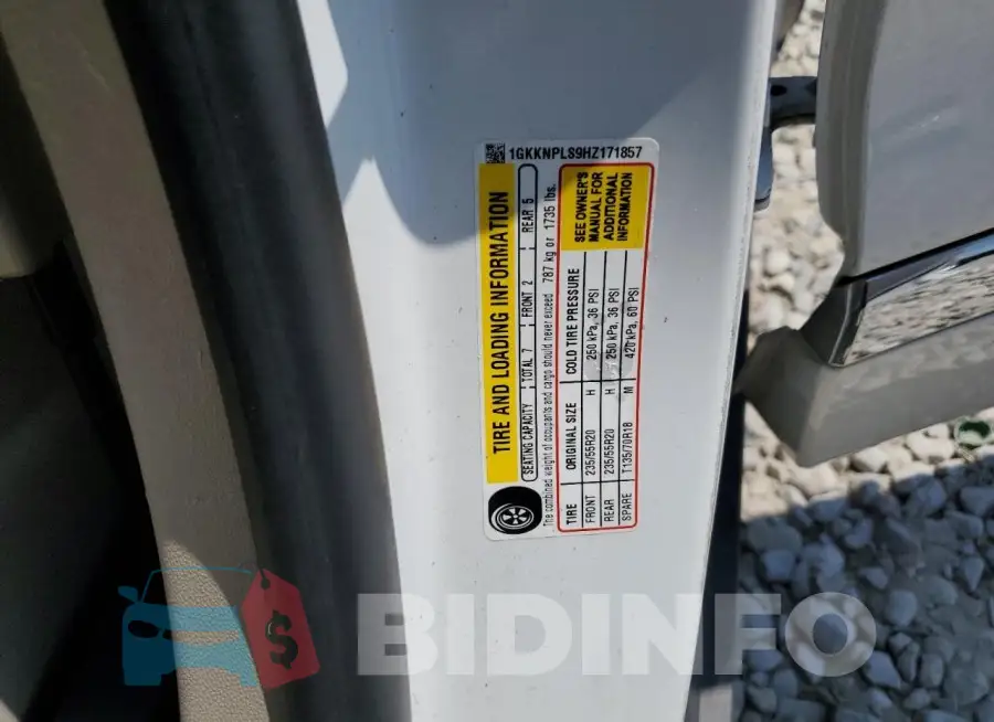 1GKKNPLS9HZ171857 Photo# 13
