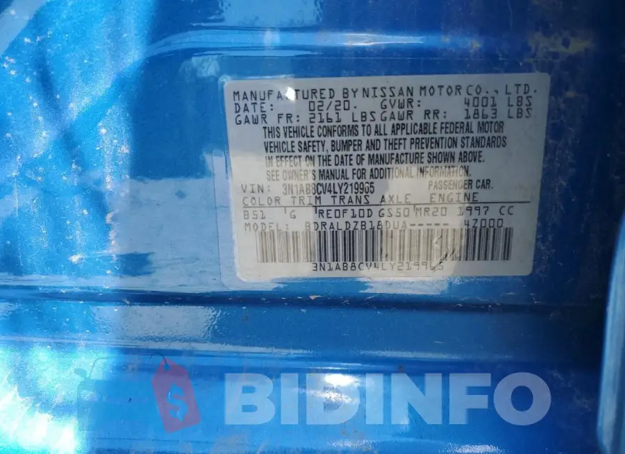 3N1AB8CV4LY219965 Photo# 12