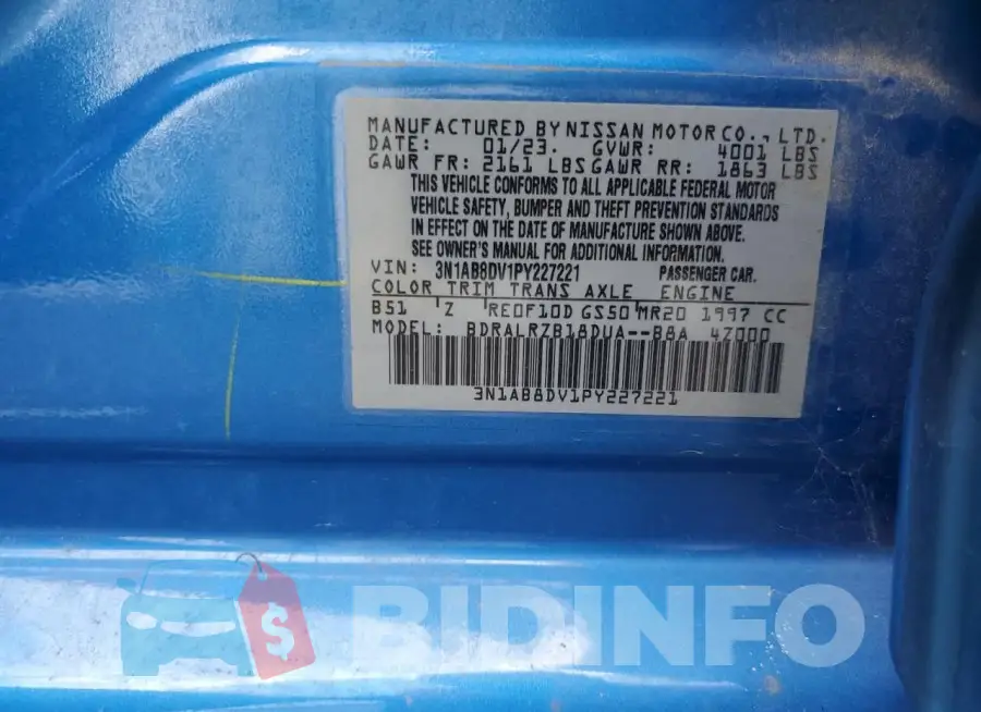 3N1AB8DV1PY227221 Photo# 12