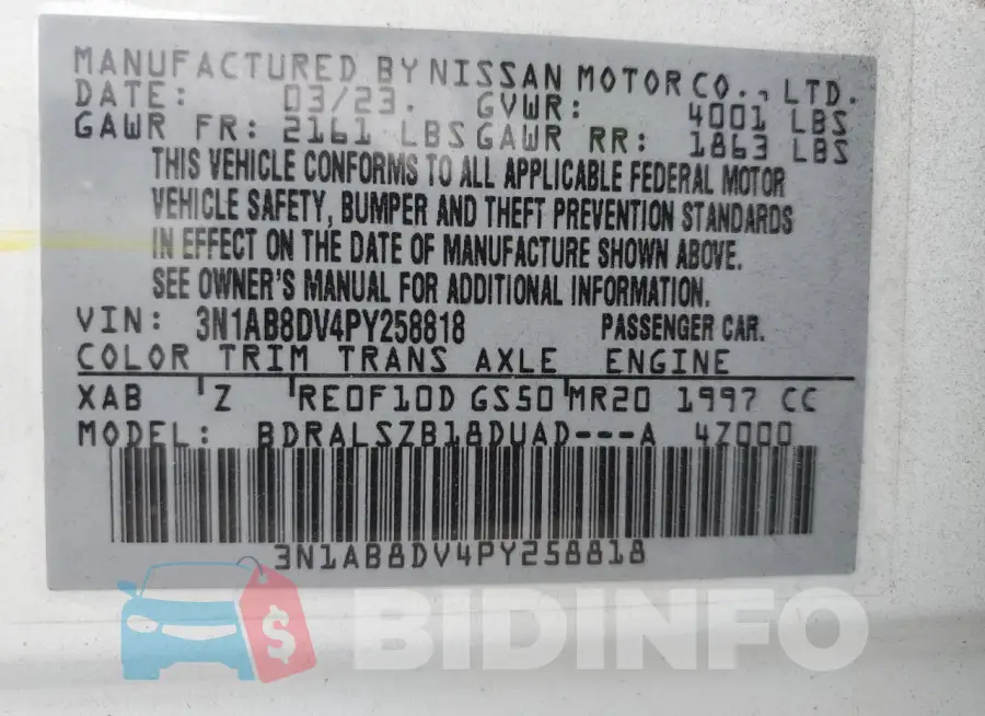 3N1AB8DV4PY258818 Photo# 12