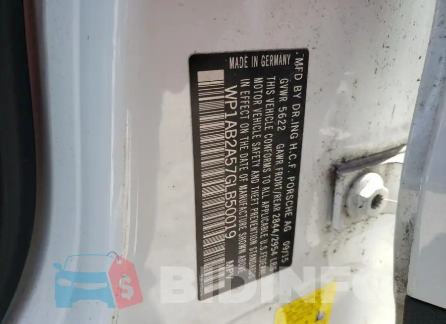 WP1AB2A57GLB50019 Photo# 13